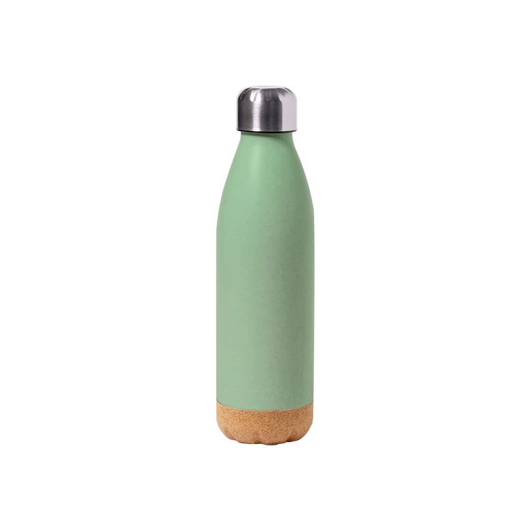 Bidão Stroud 650 ml com base de cortiça e tampa inox