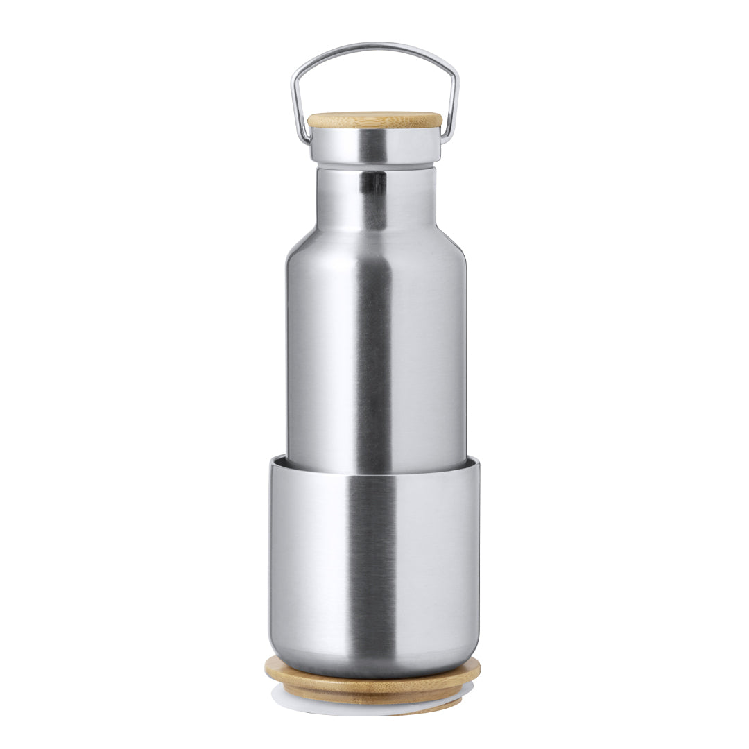 Conjunto Térmico Bidão e Copo em Aço Inox 500ml