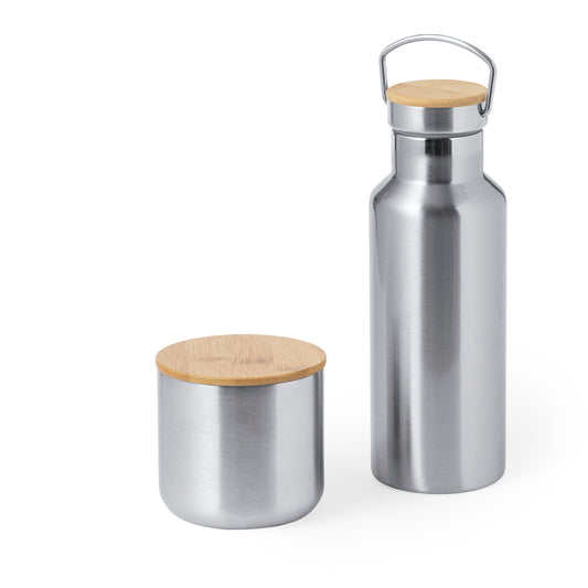 Conjunto Térmico Bidão e Copo em Aço Inox 500ml
