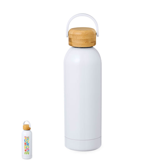Bidão Térmico Jano 500ml em Aço Inox Branco