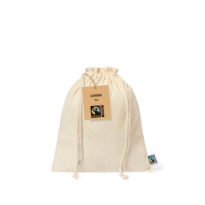 Bolsa Lovan Fairtrade em Algodão Natural