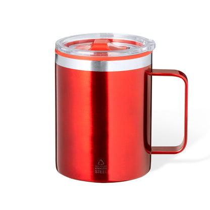 Caneca Térmica de Aço Inox Reciclado - 400 ml