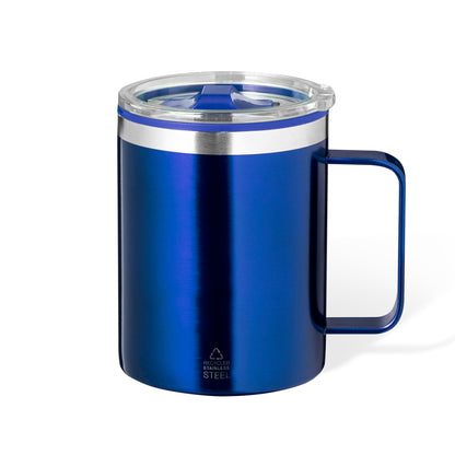 Caneca Térmica de Aço Inox Reciclado - 400 ml