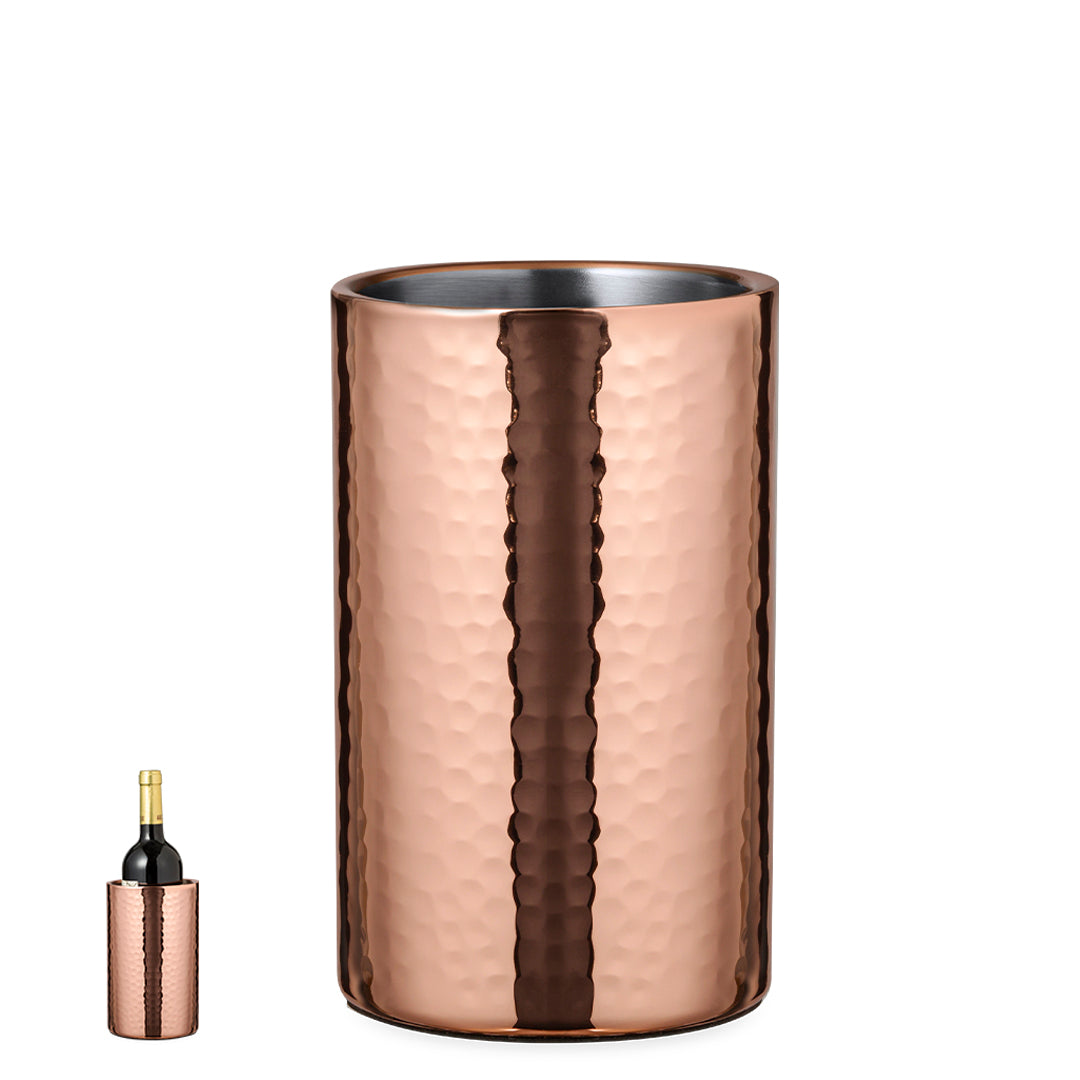 Enfriador Elegante Gibli 1L em Aço Inox e Cobre