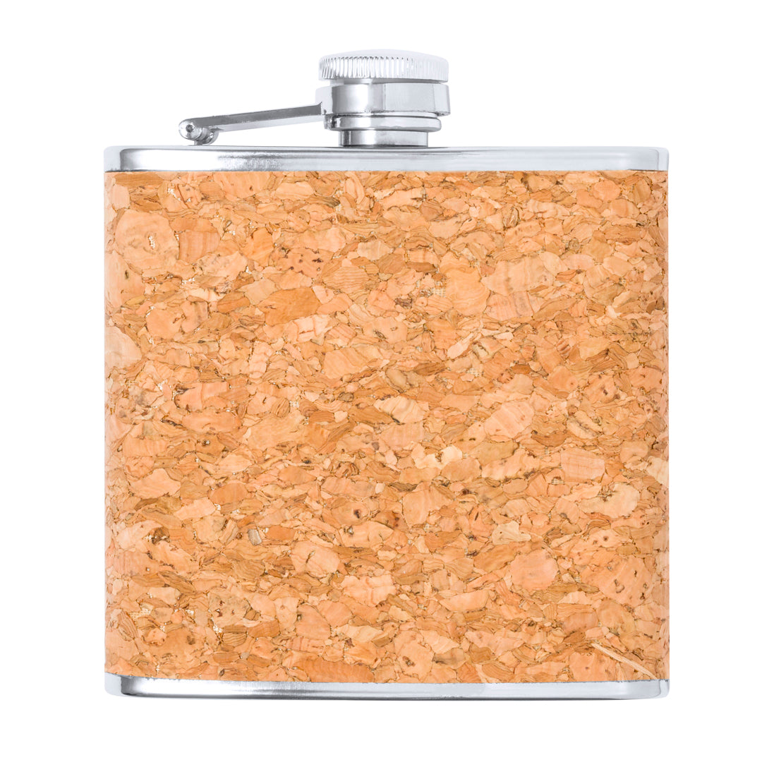 Petaca Grotan com Exterior em Cortiça Natural 170ml