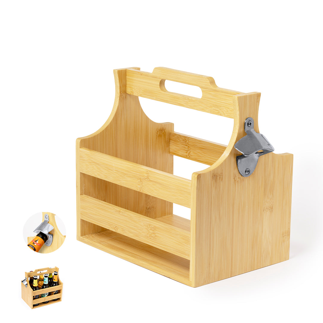 Suporte de Bambu para Garrafas - Estilo e Praticidade