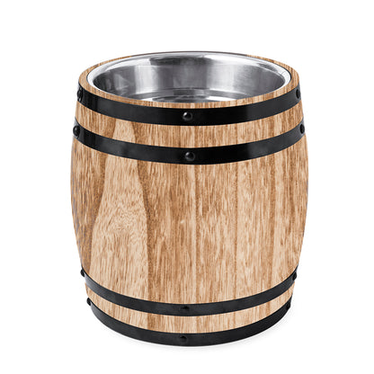 Cubitera Tonend em Aço Inoxidável e Madeira 3L