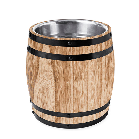 Cubitera Tonend em Aço Inoxidável e Madeira 3L