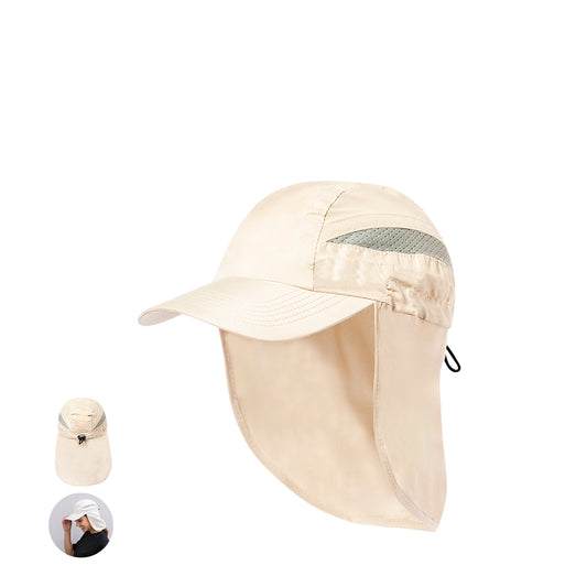 Boné Desportiva Bicolor com Proteção Solar
