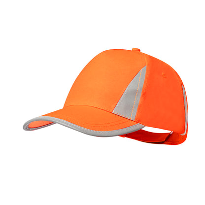 Gorra Brixa Reflectante em Poliéster Fluorescente