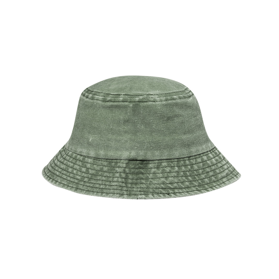 Gorro Bob em Algodão com Efeito Lavado
