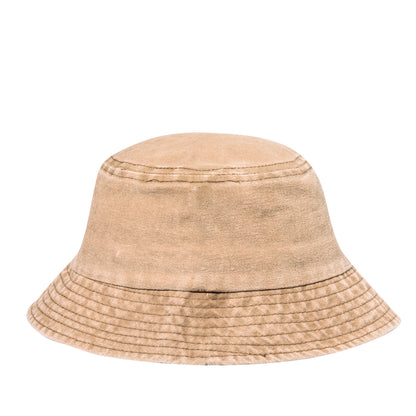 Gorro Bob em Algodão com Efeito Lavado