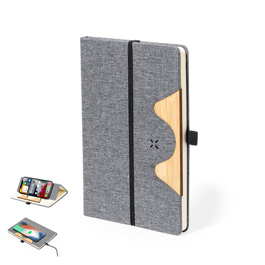 Carregador A5 com Notas e Bambu - Sustentável e Prático