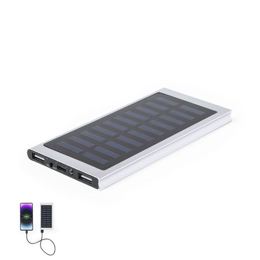 Bernant Power Bank Solar 8000mAh em Alumínio