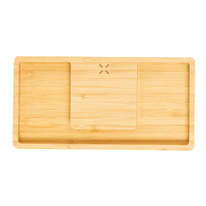 Carregador Sem Fios de Bambu 15W com Suporte