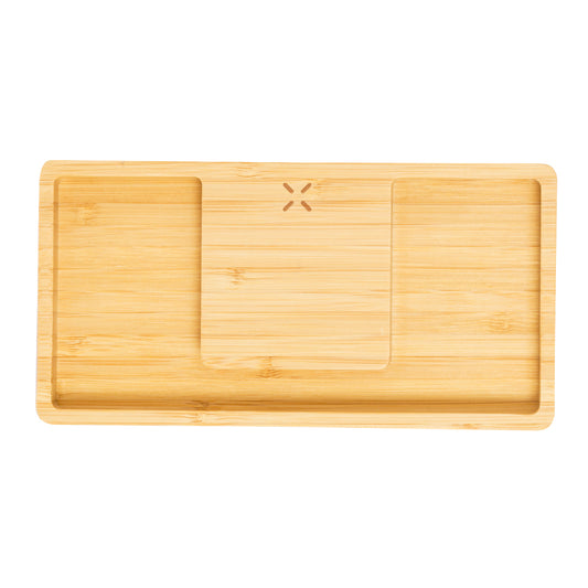 Carregador Sem Fios de Bambu 15W com Suporte