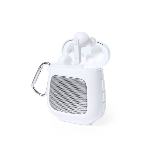 Auriculares e Altifalante Bluetooth 5.0 Boxy Branco