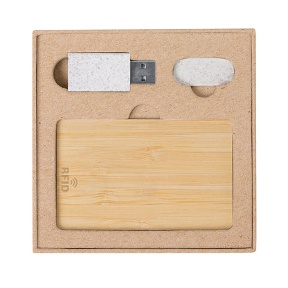 Set de Segurança e Privacidade Andigo em Bambu