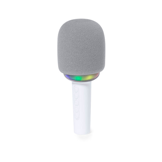 Altifalante Microfone Portátil Bluetooth com LED