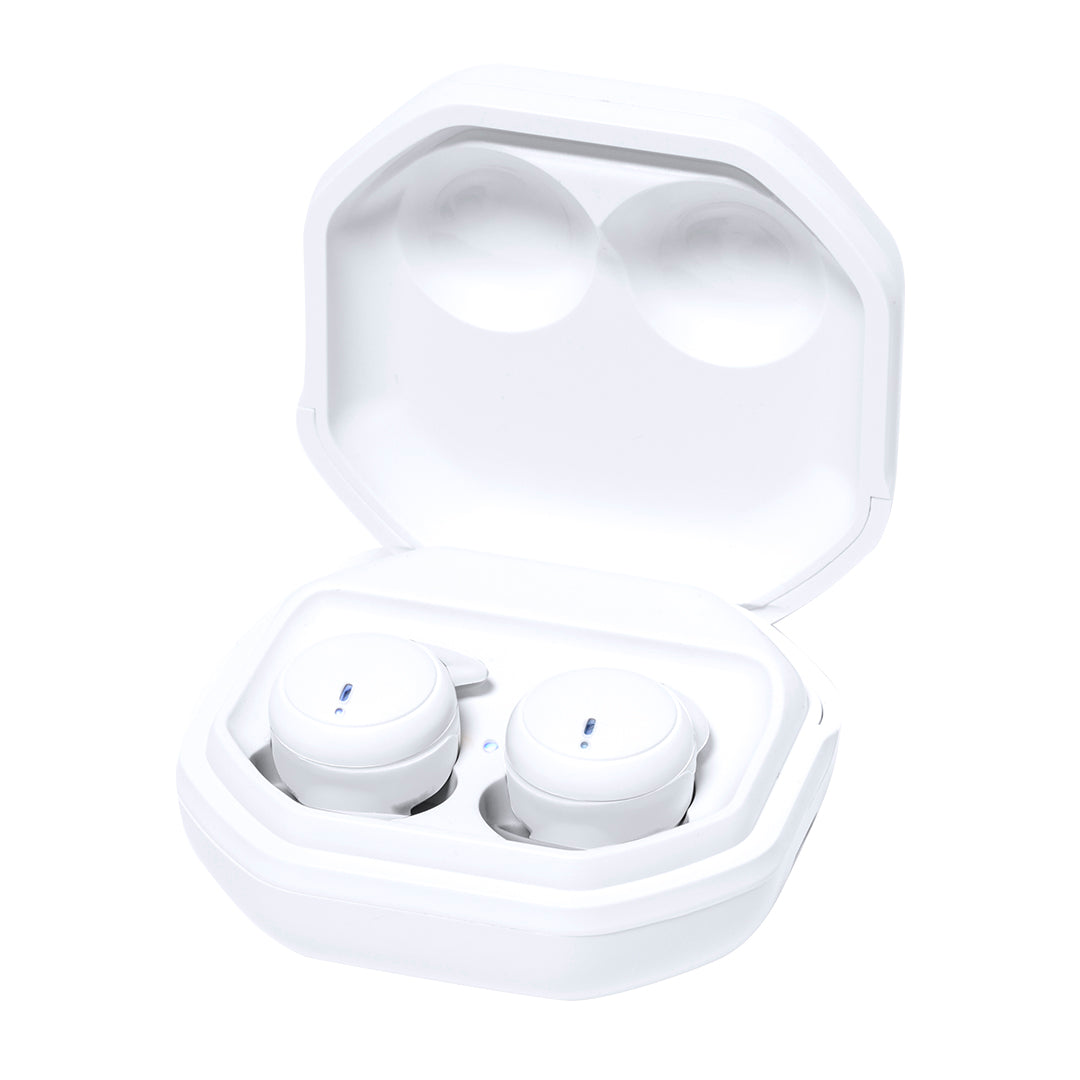 Auriculares Bluetooth 5.0 Stigo Branco Compactos