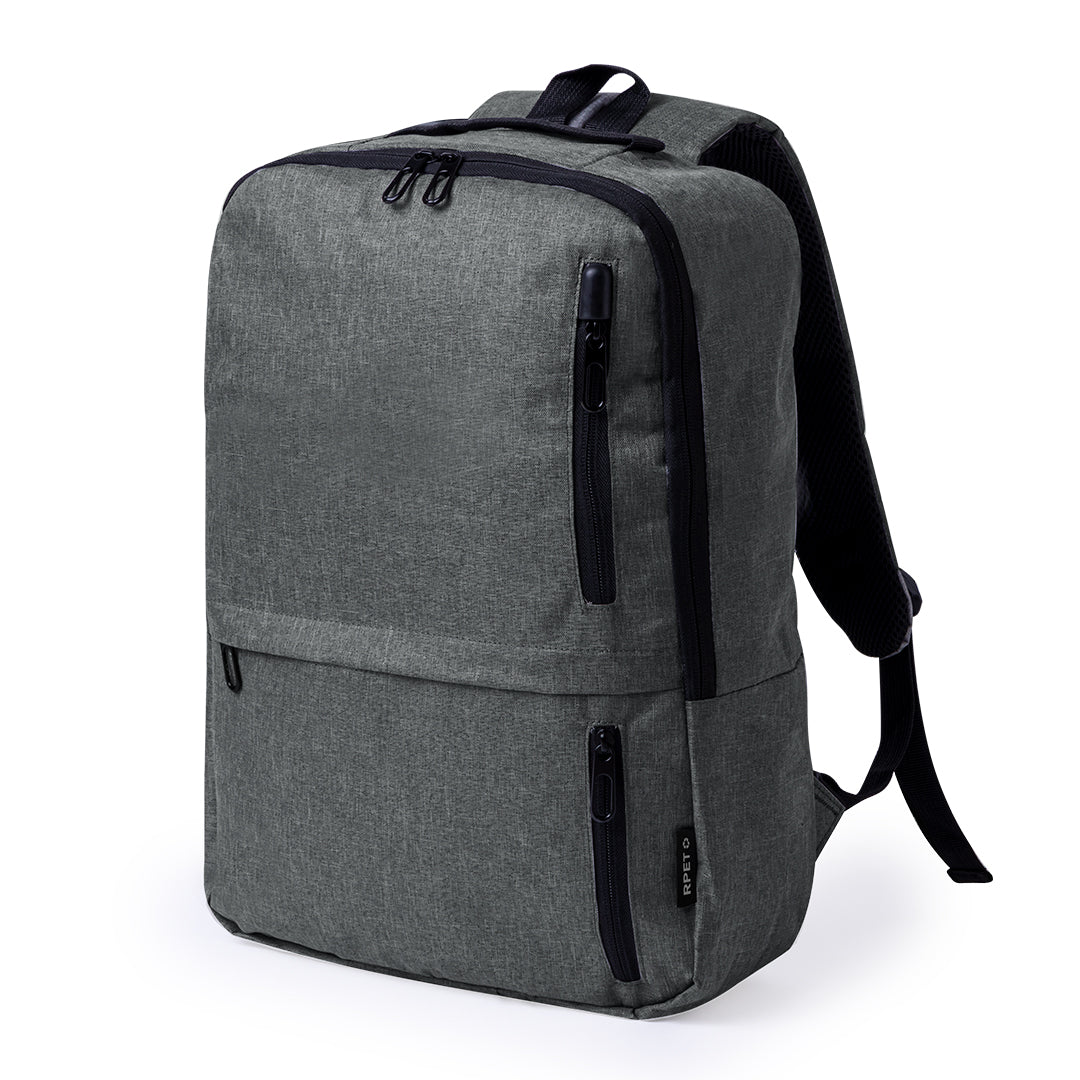 Mochila Sustentável RPET com Compartimentos Acolchoados