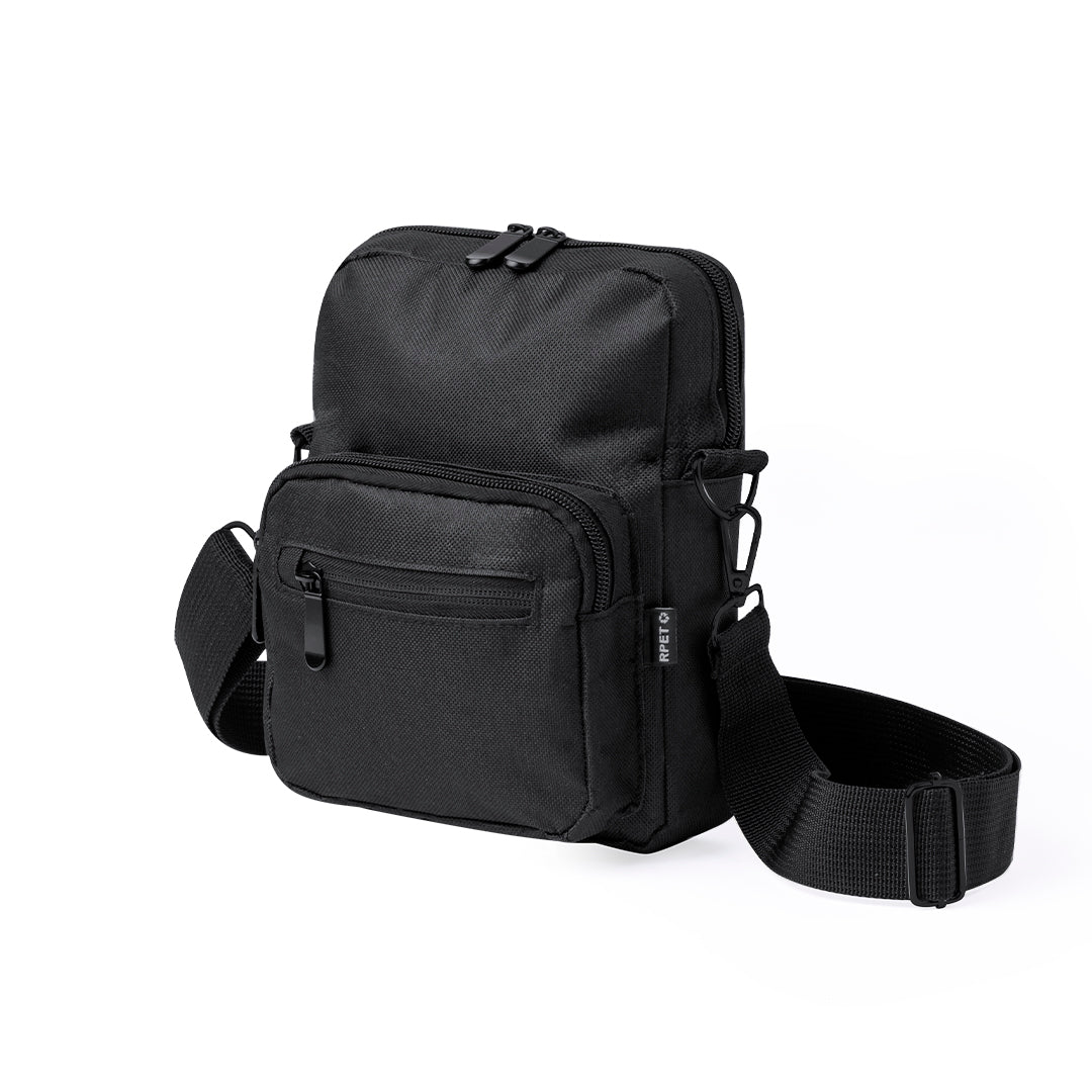 Bandolera Lixia em RPET 600D com Bolsos e Ajustável