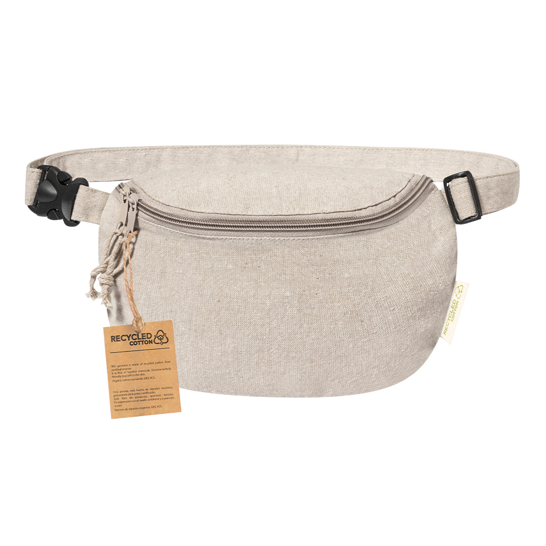 Bolsa de Cintura em Algodão Reciclado - Sustentável e Prática