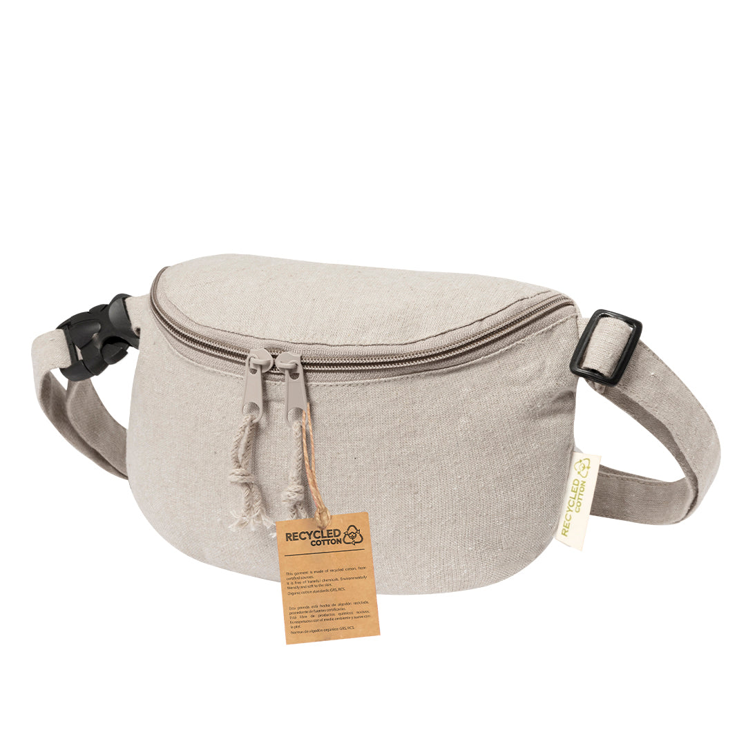 Bolsa de Cintura em Algodão Reciclado - Sustentável e Prática