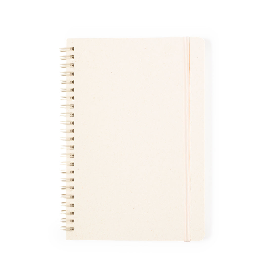Libreta A5 Ecológica com Anilhas Metálicas