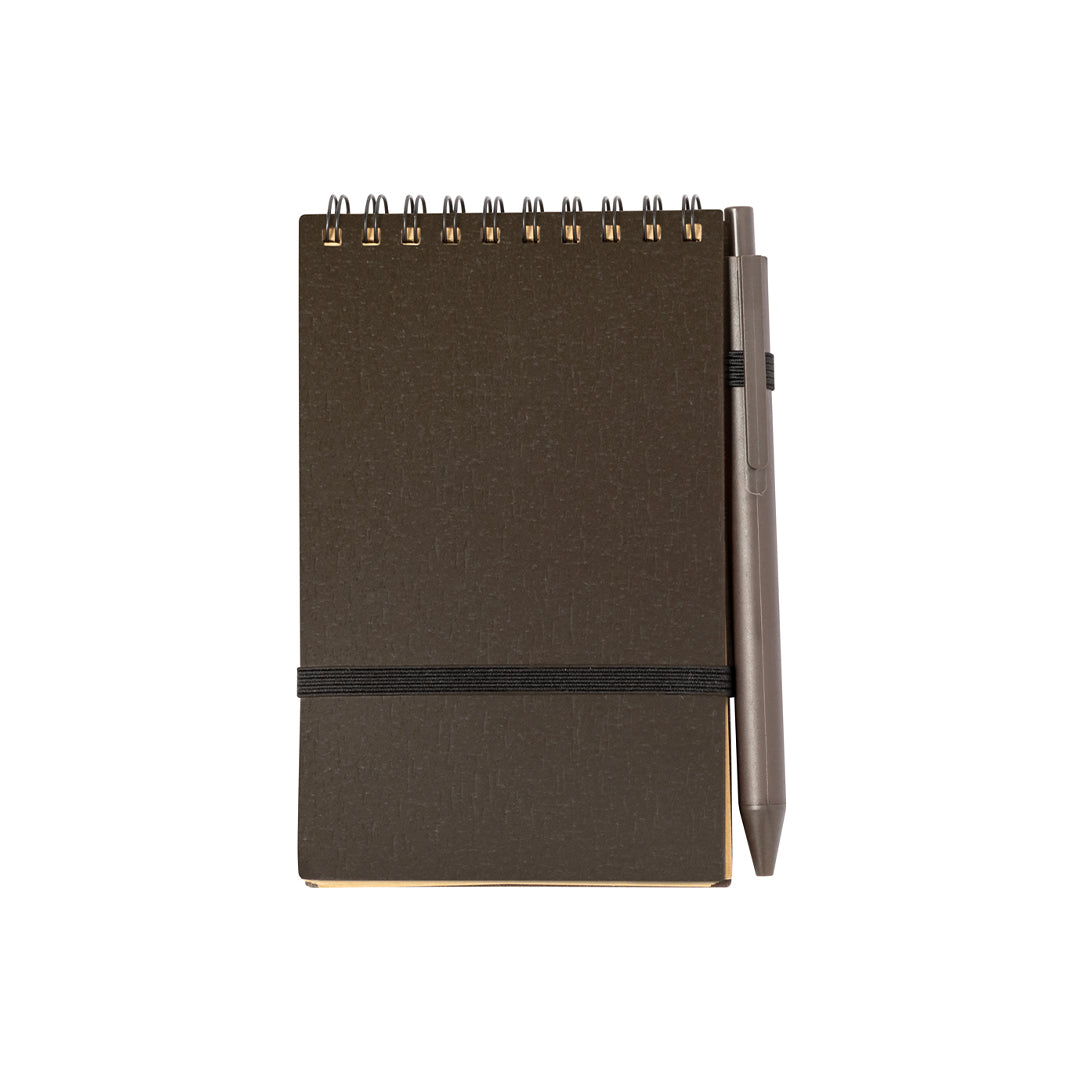 Conjunto Sustentável de Caderno e Caneta em Fibra de Café