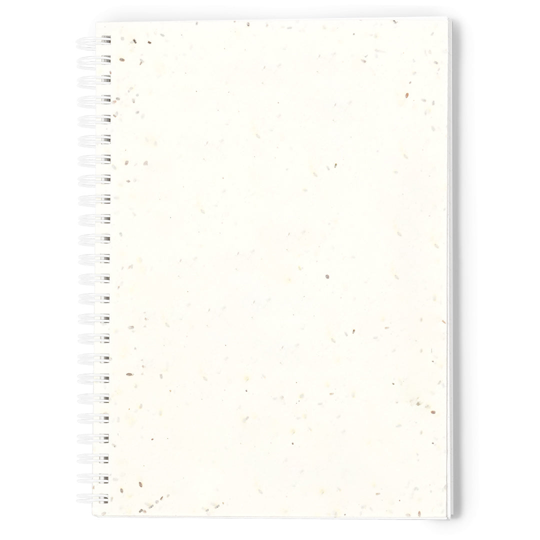 Caderno Ecológico com Sementes para Plantar