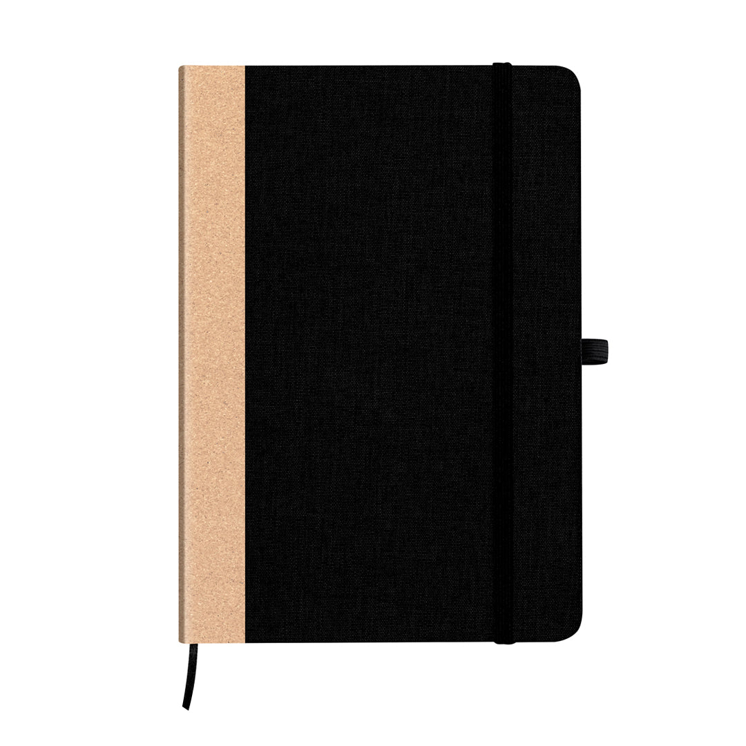 Bloco de Notas Andrik com Capa Rígida em RPET e Cortiça
