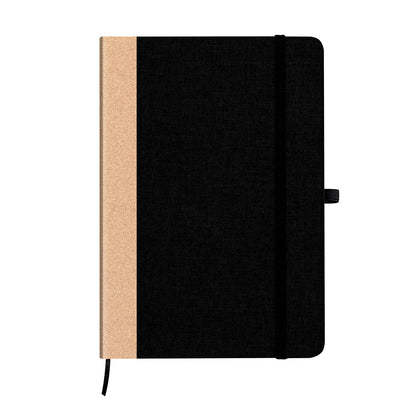 Bloco de Notas Andrik com Capa Rígida em RPET e Cortiça