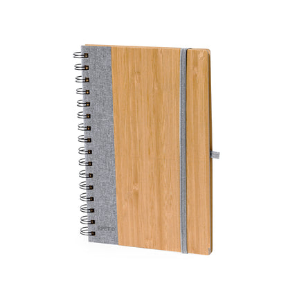 Caderno de Argolas Ecológico em Bambu