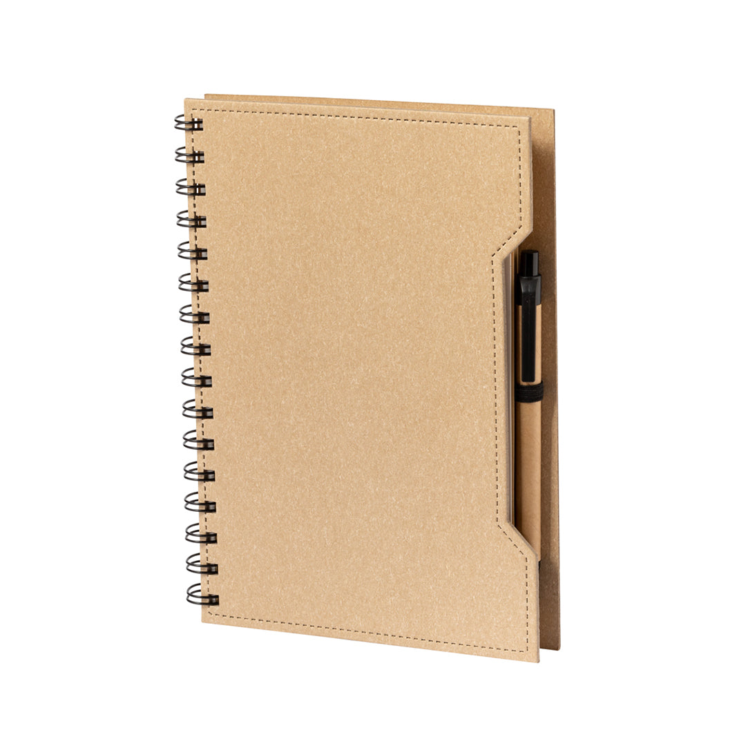 Set Ecológico de Bloco de Notas e Caneta