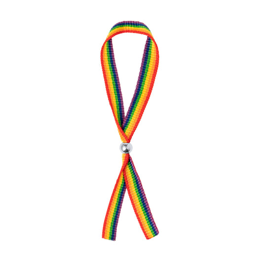 Pulseira Rainbow Multicolor Ajustável em Poliéster