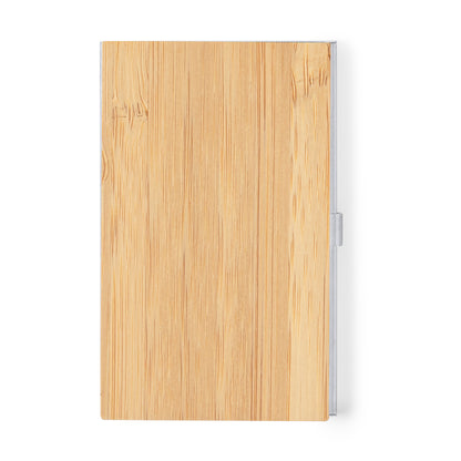 Elegante Porta-Cartões em Bambu Macio