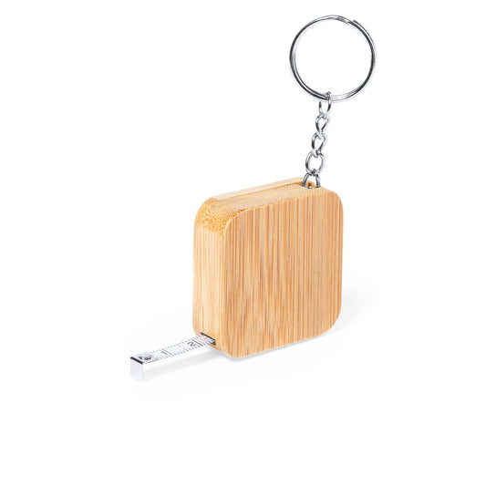 Fita-Métrica Porta-Chaves em Bambu - 1 Metro