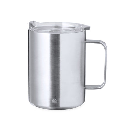 Caneca Térmica de Aço Inox Reciclado - 370 ml