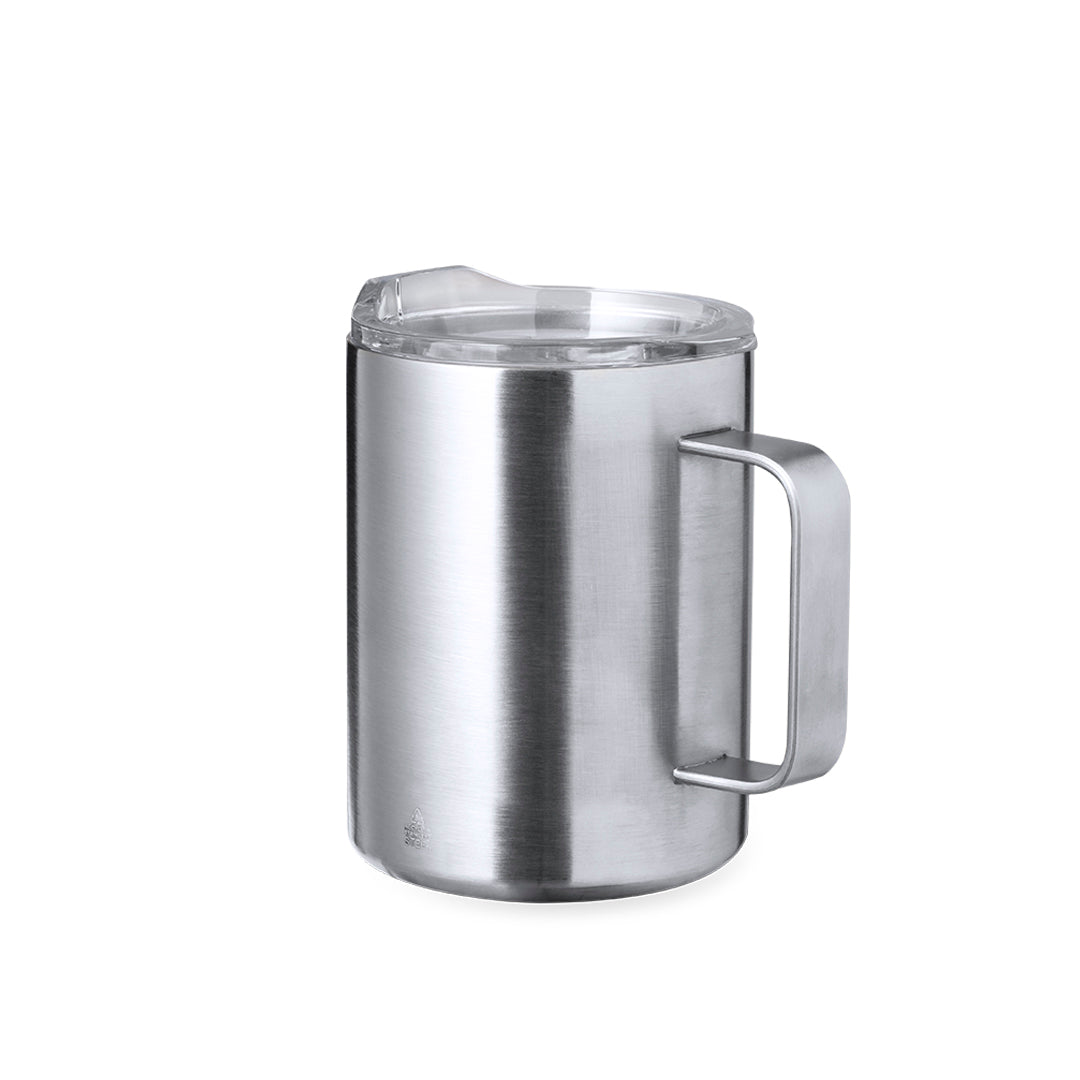 Caneca Térmica de Aço Inox Reciclado - 370 ml
