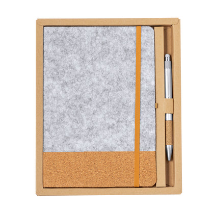 Webermax: Set Elegante de Bloco de Notas e Caneta Sustentável