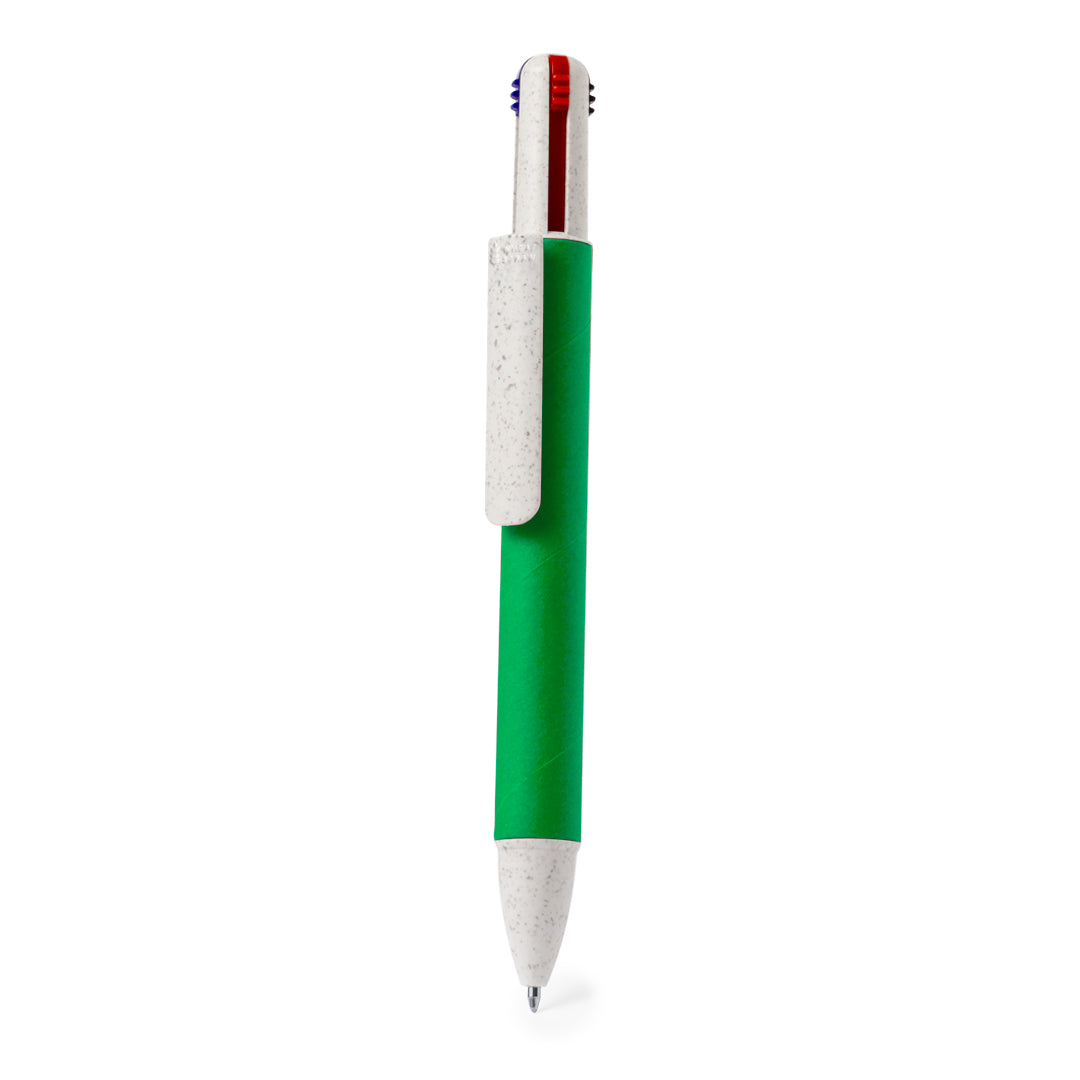Caneta 4 em 1 Ecológica com Tintas Coloridas