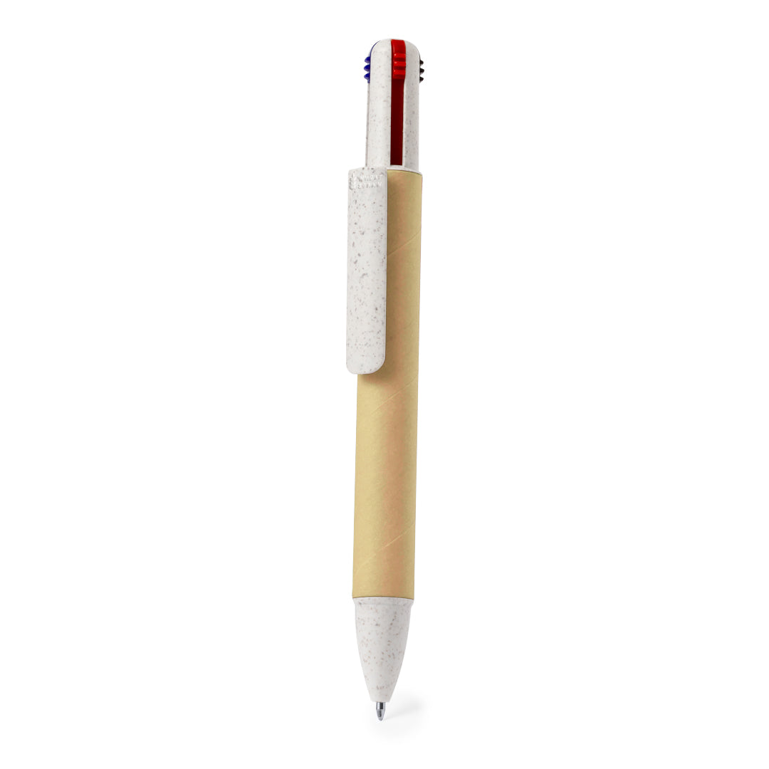 Caneta 4 em 1 Ecológica com Tintas Coloridas