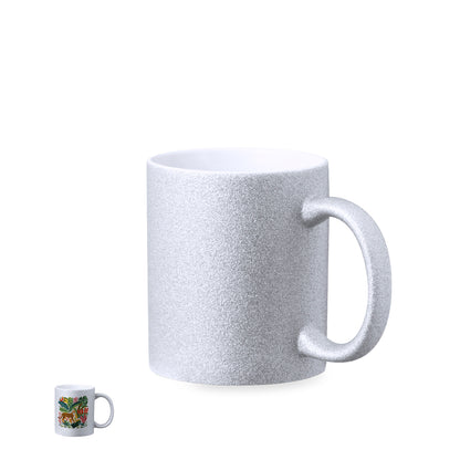Caneca de Cerâmica com Purpurinas - 350 ml