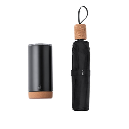 Set Premium Neolux com Vaso Térmico e Guarda-Chuva