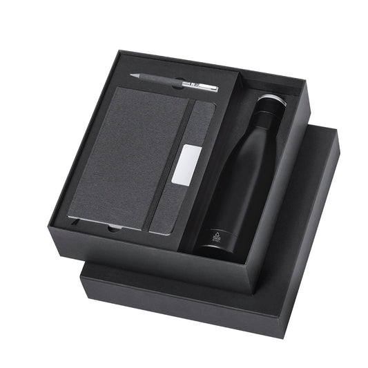 Set Premium Sustentável: Termo, Bloco e Caneta