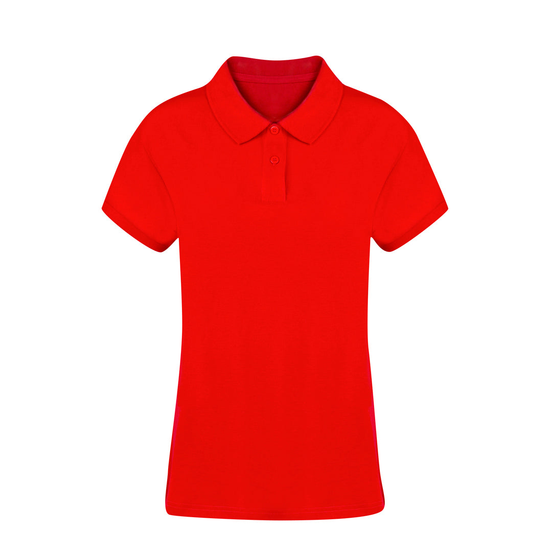 Polo Mulher Manga Curta Algodão Piqué 220g
