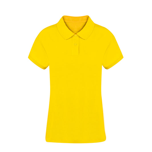 Polo Mulher Manga Curta Algodão Piqué 220g