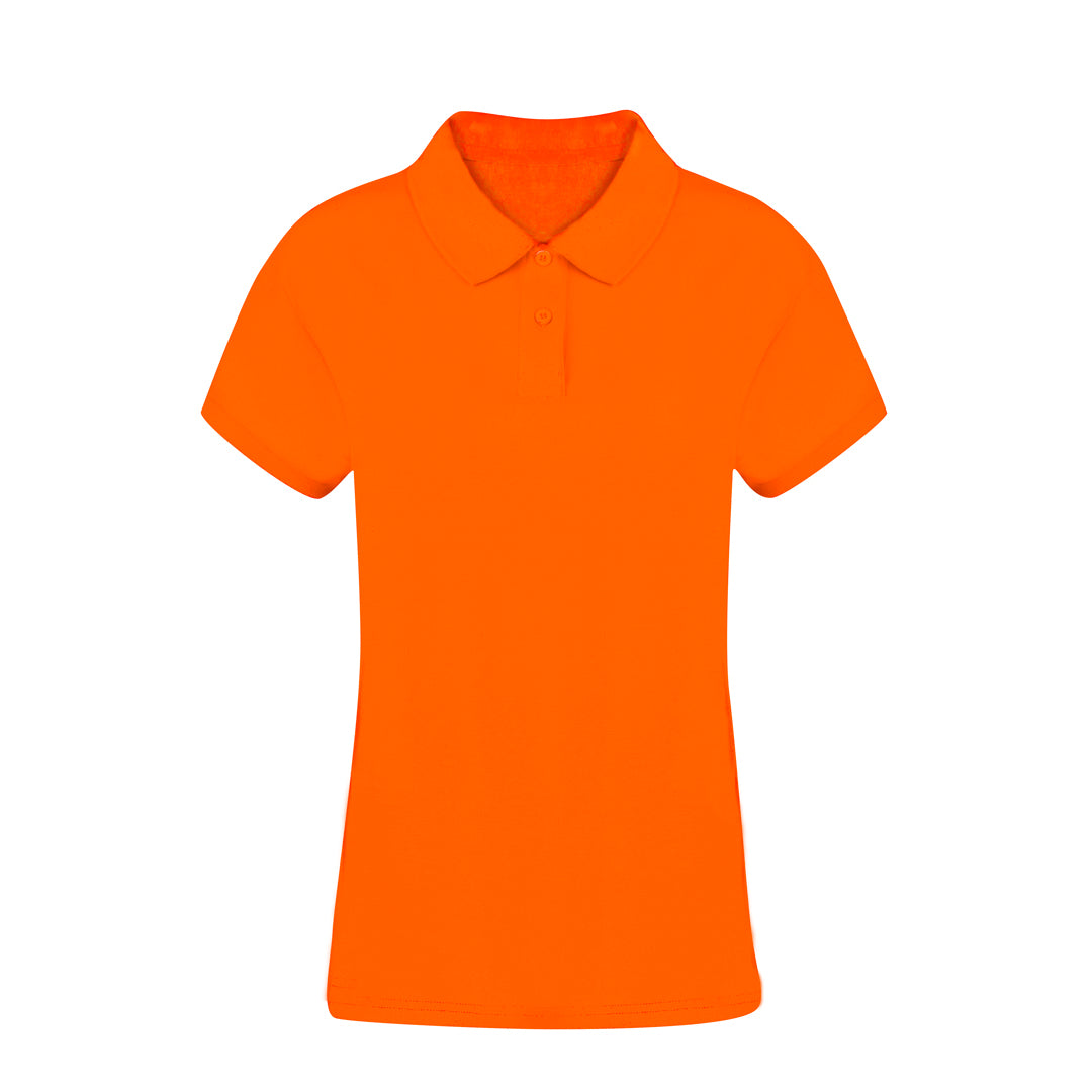 Polo Mulher Manga Curta Algodão Piqué 220g