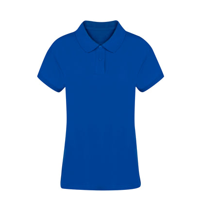 Polo Mulher Manga Curta Algodão Piqué 220g
